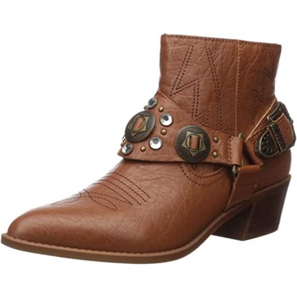 Carlos Santana Women's Brandy Ankle Bootie – Ruching Detail & Comfortable 1.5-Inch Heel - View #13